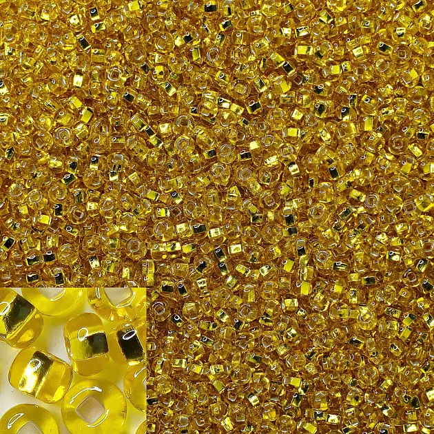 Бисер Preciosa 87010 Желтый 10/0 1&nbsp;шт. в упаковке
