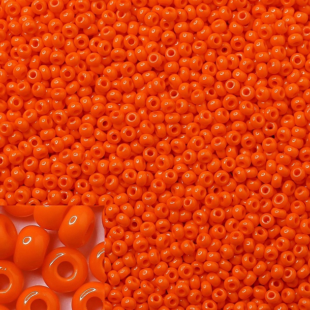 Бисер Preciosa Керамика 93140 Оранжевый 10/0 1&nbsp;шт. в упаковке