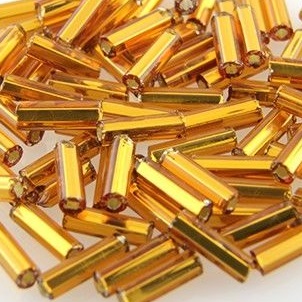 Стеклярус Preciosa 17070 Золотой 7 mm 1&nbsp;шт. в упаковке