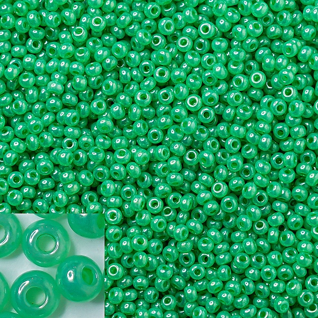 Бисер Preciosa 17356 Зеленый 10/0 1&nbsp;шт. в упаковке