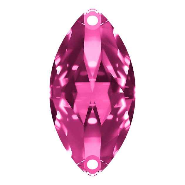 Стразы Dongzhou DZ3066.15X07.A20 Fuchsia 15x7 mm поштучно