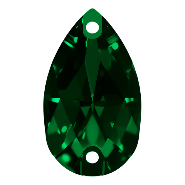 Стразы Aurora A3230.18X105.9021 Emerald 18x10,5 mm 24&nbsp;шт. в палетке