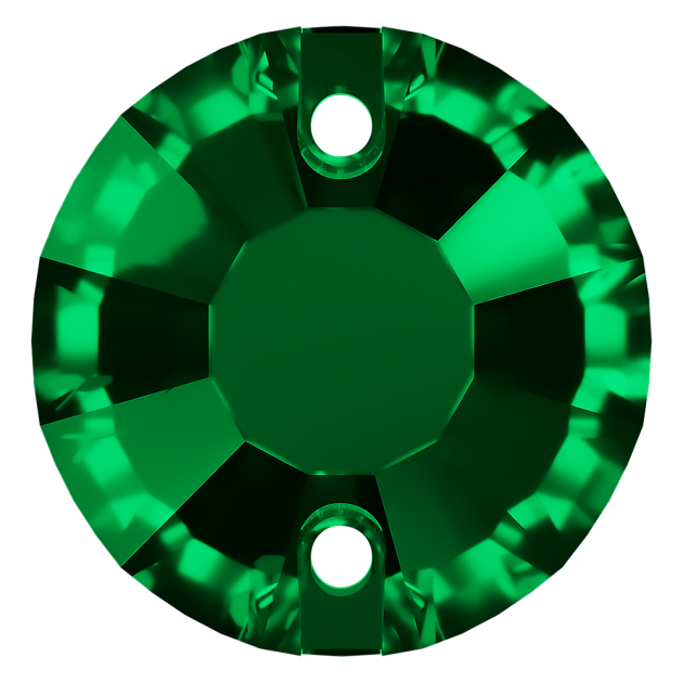 Стразы Aurora A3288.12MM.9021 Emerald 12 mm 40&nbsp;шт. в палетке