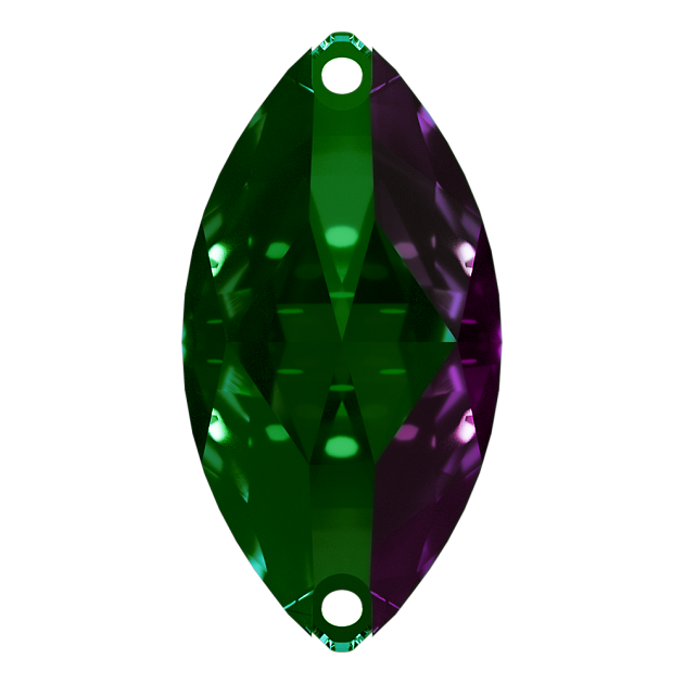 Стразы Dongzhou DZ3066.10X05.205 Emerald 10x5 mm 420&nbsp;шт. в упаковке