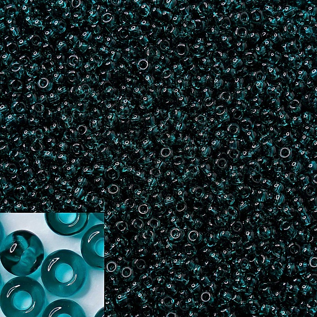 Бисер Preciosa 50710 Зеленый 15/0 в упаковке