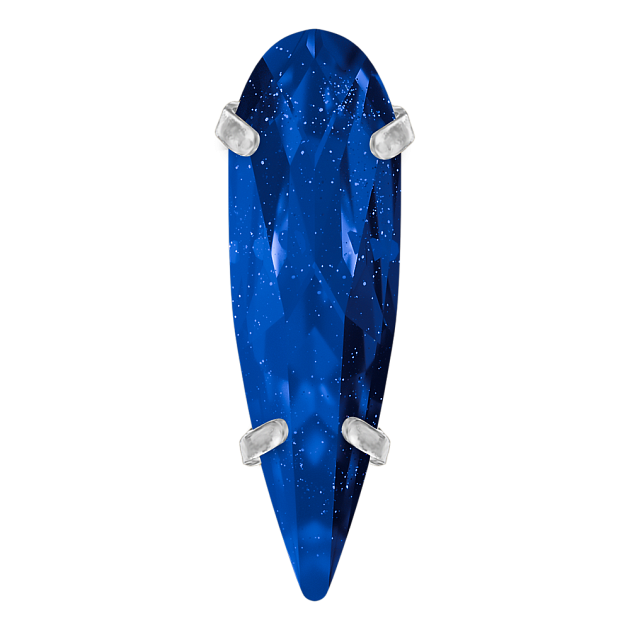 Ювелирные вставки и камни Dongzhou DZ3073SET.30X084.155F Galactic Blue 30x8,4 mm поштучно