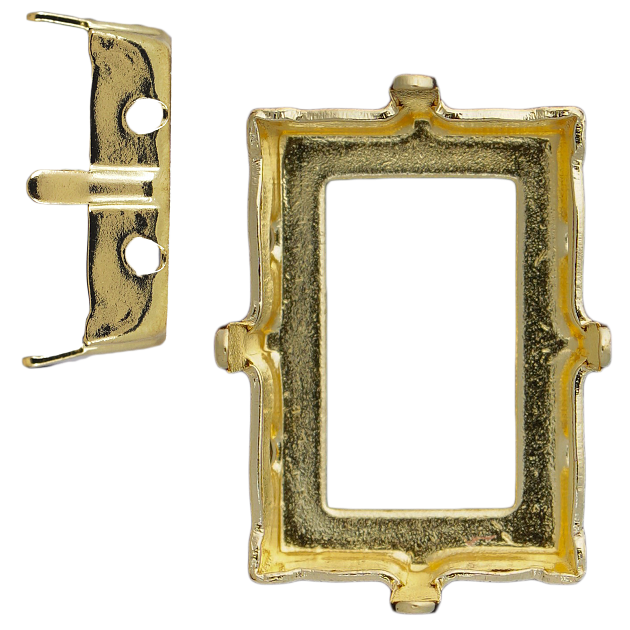 Оправы (касты) Crystal Hobby CH4527SET.10X14MM.LG 10x14 mm Gold (Light Gold) 144&nbsp;шт. в упаковке