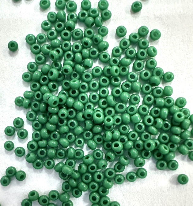Бисер Preciosa 53240 Зеленый 15/0 в упаковке
