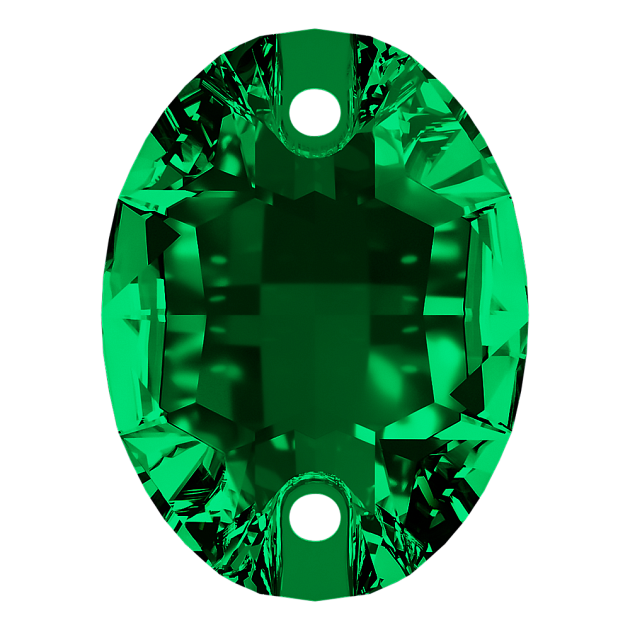 Стразы Aurora A3210.24X17.9021 Emerald 24x17 mm 12&nbsp;шт. в палетке