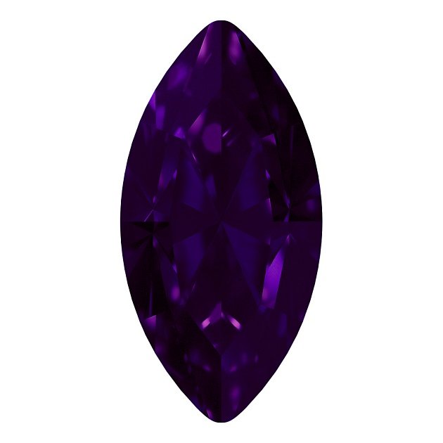 Ювелирные вставки и камни Dongzhou DZ3017SET.35X095.119FL Purple Velvet 35x9,5 mm поштучно