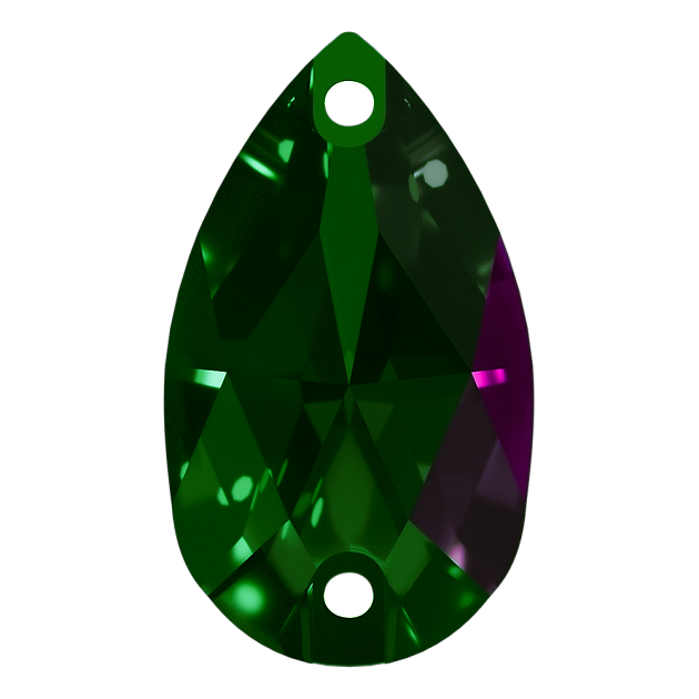 Стразы Dongzhou DZ3065.22X13.205 Emerald 22x13 mm 72&nbsp;шт. в упаковке