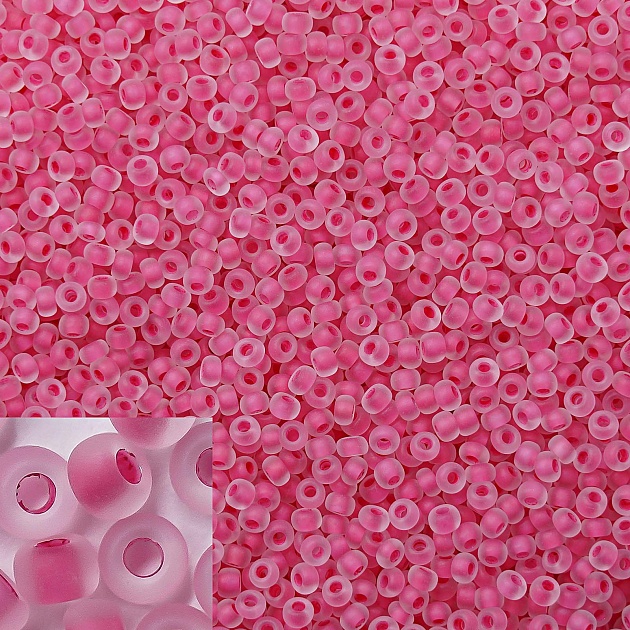 Бисер Preciosa прокрас матовый 38398м Розовый 10/0 1&nbsp;шт. в упаковке