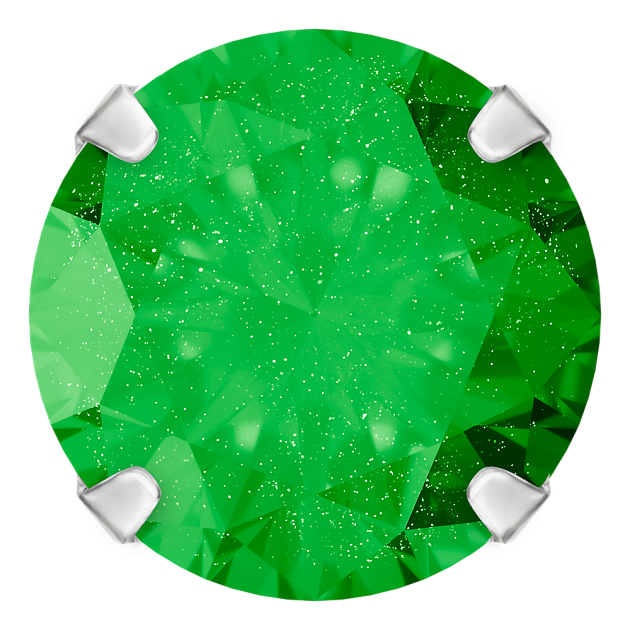Ювелирные вставки и камни Dongzhou DZ3051SET.10MM.156F Galactic Green 10 mm 180&nbsp;шт. в упаковке