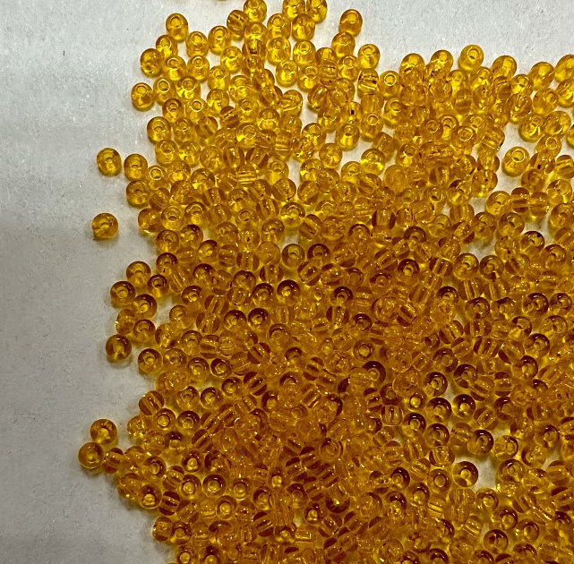 Бисер Preciosa 80060 Желтый 15/0 в упаковке