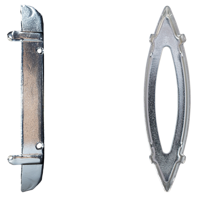Оправы (касты) Crystal Hobby CH4221SET.04X15MM.SL 4x15 mm Silver 432&nbsp;шт. в упаковке