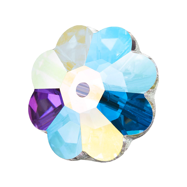 Пайетки Preciosa 43852301.08MM.00030AB Crystal AB 8 mm 144&nbsp;шт. в упаковке