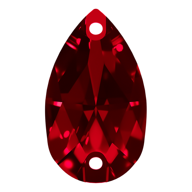 Стразы Crystal Hobby CH3230.10.5X18MM.227 Light Siam 10,5х18 mm 24&nbsp;шт. в упаковке Small