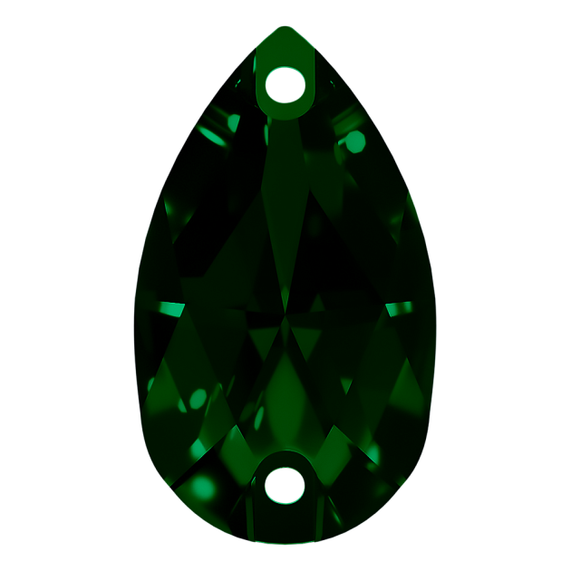 Стразы Dongzhou DZ3065.28X17.A13 Emerald 28x17 mm поштучно