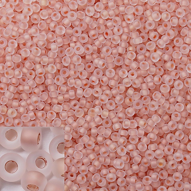 Бисер Preciosa прокрас матовый 38387м Розовый 10/0 1&nbsp;шт. в упаковке