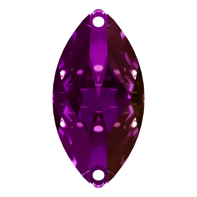 Стразы Dongzhou DZ3066.18X09.204 Amethyst 18x9 mm 108&nbsp;шт. в упаковке