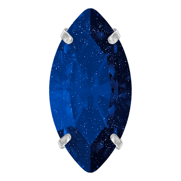 Ювелирные вставки и камни Dongzhou DZ3017SET.15X07.155F Galactic Blue 15x7 mm поштучно