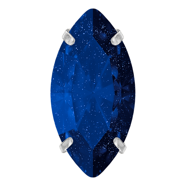 Ювелирные вставки и камни Dongzhou DZ3017SET.05X025.155F Galactic Blue 5x2,5 mm поштучно
