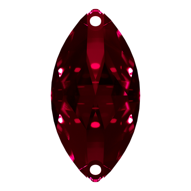 Стразы Dongzhou DZ3066.18X09.A19 Ruby 18x9 mm 108&nbsp;шт. в упаковке