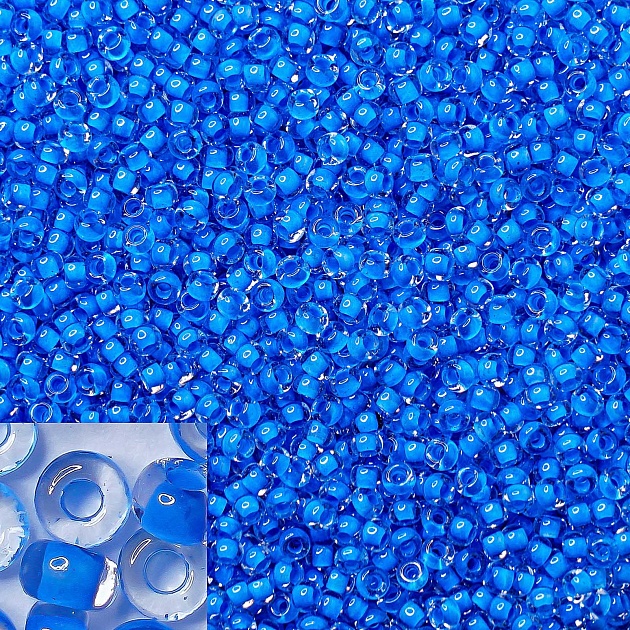 Бисер Preciosa 38336 Синий 10/0 в упаковке