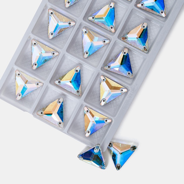 Стразы Crystal Hobby CH3270.16X16MM.001AB Crystal AB 16x16 mm 18&nbsp;шт. в упаковке Small