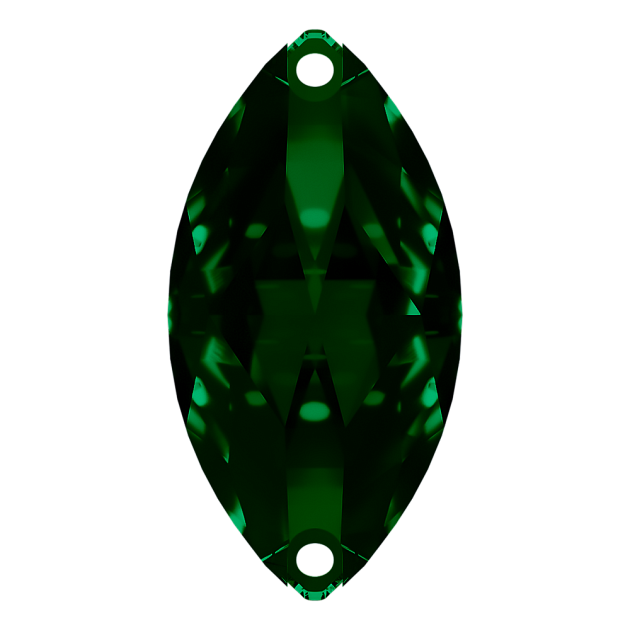 Стразы Dongzhou DZ3066.18X09.A13 Emerald 18x9 mm 108&nbsp;шт. в упаковке