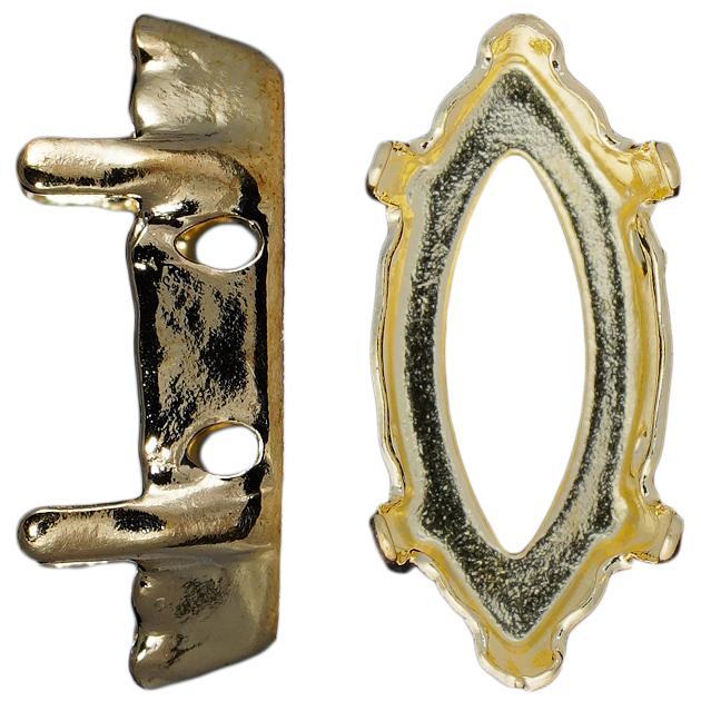 Оправы (касты) Crystal Hobby CH4228SET.04X08MM.LG.L. 4х8 mm Gold (Light Gold) 1000&nbsp;шт. в упаковке Large