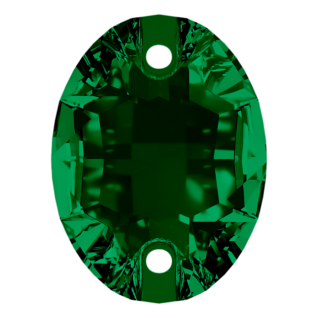 Стразы Dongzhou DZ3063.18X13.A13 Emerald 18x13 mm 96&nbsp;шт. в упаковке