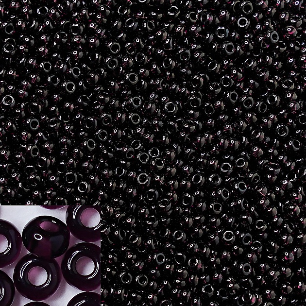 Бисер Preciosa 20080 Фиолетовый 15/0 в упаковке