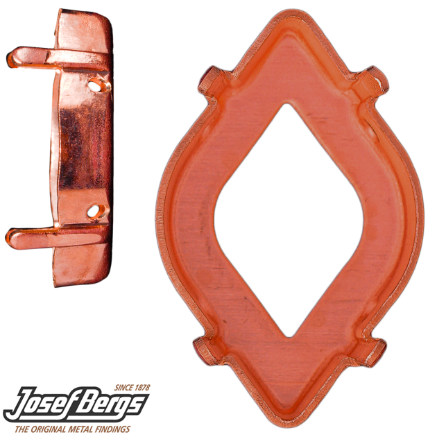 Оправы (касты) Josef Bergs S4230.14X09.AK42L-RAW 14x9 mm Raw 100&nbsp;шт. в упаковке Small