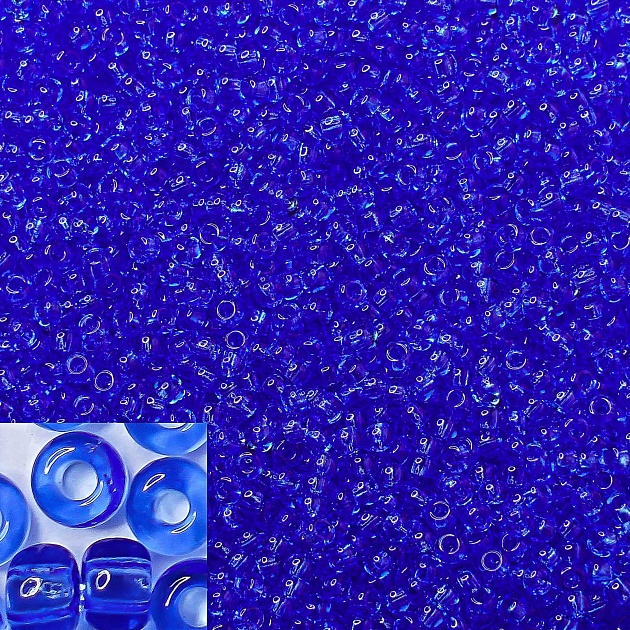 Бисер Preciosa 30030 Голубой 15/0 в упаковке