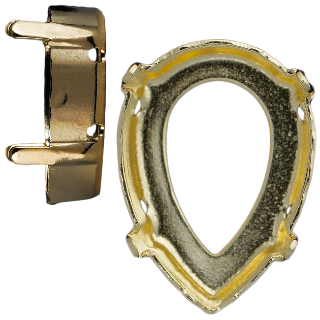Оправы (касты) Crystal Hobby CH4320SET.04X06MM.LG 4x6 mm Gold (Light Gold) 360&nbsp;шт. в упаковке